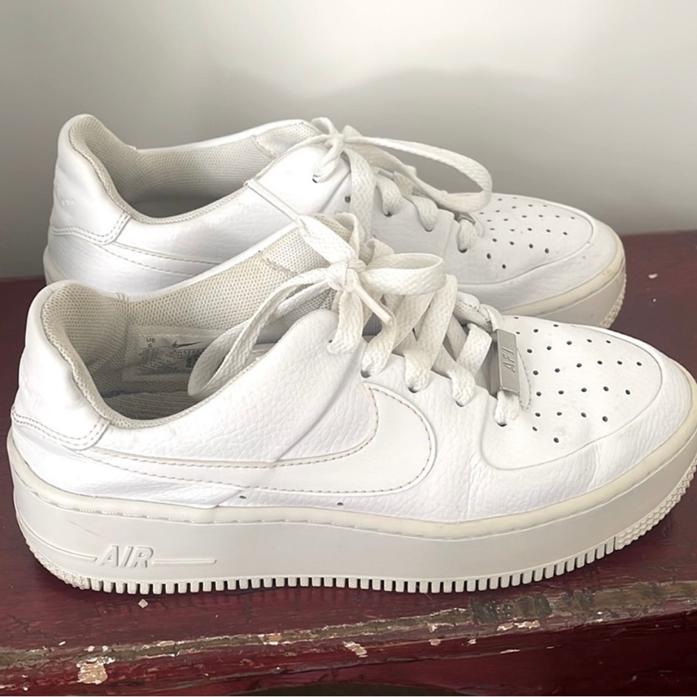 platform nike air force ones